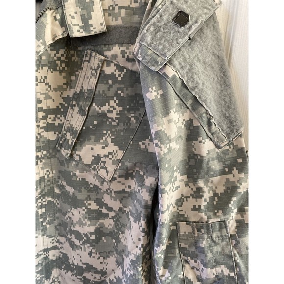 Vintage US Army Combat Uniform Coat Shirt ACU Cotton Blend Non FR UCP Sz XS - Picture 3 of 7